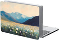 Compatible with MacBook Air 13.3 13.6 Inch Case 2022 2021 2020 2019 Plastic Hard Shell Case Cover,13.3 Air (A1932/A2179/A2337), Wildflowers and Mountains