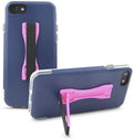 Gear Beast Cell Phone Grip Stand, Universal Phone Strap Finger Holder with Pop Out Kickstand for Men and Women, Ultra Slim Pocket Friendly - Pink