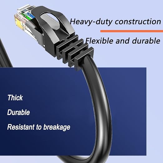 CAT6 Ethernet Cable 250FT 23AWG High Speed 500MHz 10Gbps Transmission Speed - Image 6