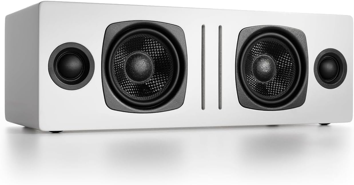Audioengine All in One A2+ (B2) Portable Wireless Speaker - Audio with Lossless aptX Bluetooth and Analog Audio Input for Phone, Tablet, and Computers