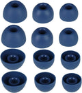 Replacement Ear Tips for Beats Fit Pro, Beats Studio Buds+, Beats Studio Buds, Beats Solo Buds Silicone Earbuds Washable Noise Isolation, Fit in The Charging Case, 6 Pairs S/M/L (Tidal Blue)