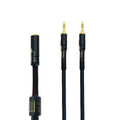 Arklove 20ft Shielded 1/8" aux Input 3.5mm Female to 2X 3.5 Output Splitter Stereo Audio Video Cable Out 3.5 Male to Two 3.5 Male in Dual 2 Speaker Cord 24k Gold Plated