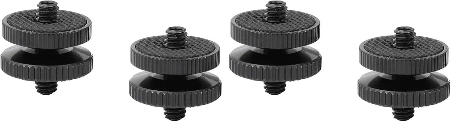 CAMVATE 1/4"-20 Male Thread Screw Double End (2 Pieces) - 2417 (Pack of 2)