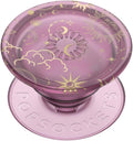 PopSockets Translucent Phone Grip with Expanding Kickstand, PopSockets for Phone, Adhesive Grip, Translucent PopGrip - Celestial Mauve