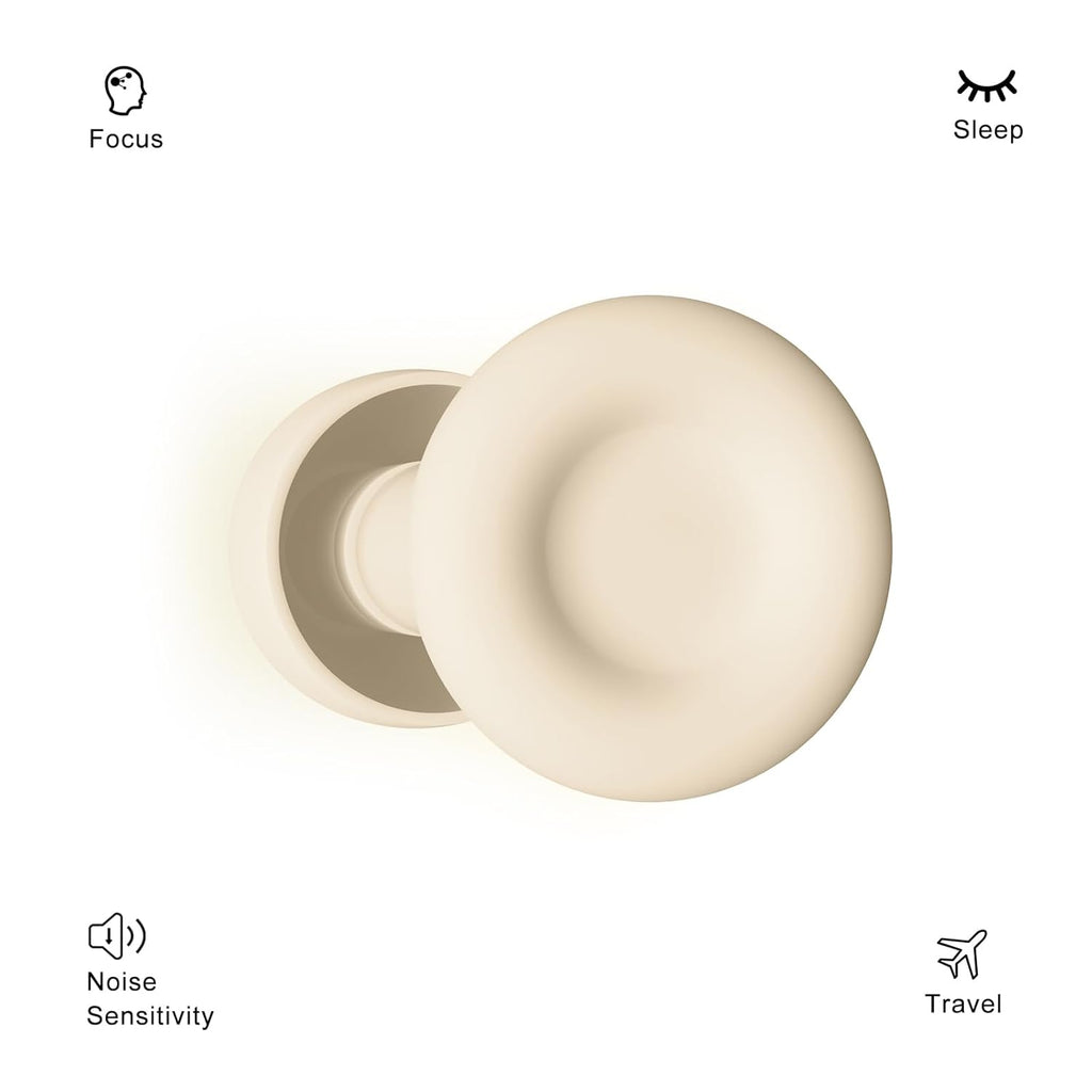 Ear Plugs for Sleeping Noise Reduction Reuseable, Concerts, Focus, Travel, Work, High Fidelity – 7 Pairs Eartips – Flexible Soft – Touch – NRR of 24 and 27 dB Noise Cancelling (Skin)