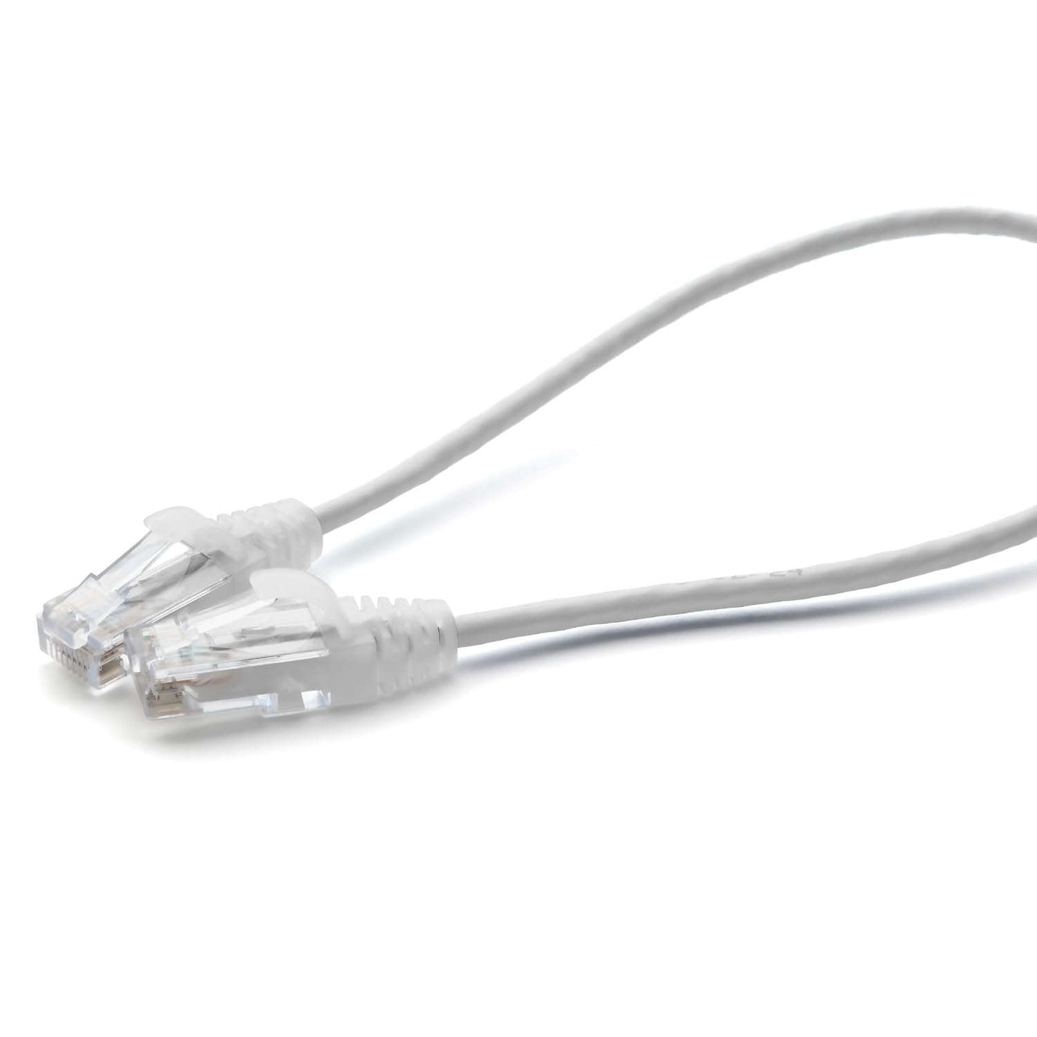 TRUECABLE Cat6 Component Rated Patch Cable, Unshielded (U/UTP), 1ft, White, 28AWG Solid Copper, Snagless 10G High-Speed Ethernet Cable, PoE++ 4PPoE 100W, UL Listed, RoHS-3, 1 Pack