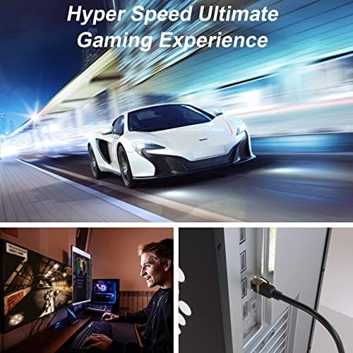 Cat 8 Ethernet Cable, 20FT High Speed Heavy Duty 26AWG Cat8 LAN Network Cable - Image 5