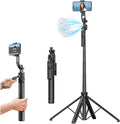 Auto Face Tracking Tripod 360° Rotation with Stand,Smart Gesture Control Travel Selfie Stick for Content Creator Tiktok YouTube Vlog Video Live Streaming