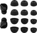 Replacement Silicone Ear Tips for Beats Fit Pro/Studio Buds/Studio Buds+ Headphone, 6 Pairs Earbuds Eartips L/M/S, Eargels Set Fit in Case, Earplug Ear Cap, Ear Buds Accessories-Black