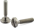 HJ Garden 2pcs 1/4-20 Thread D-Ring Stainless Steel Camera Fixing Screws for Camera Tripod Monopod QR Plate,D Shaft Quick Release Plate Mounting Screw 30mm Length