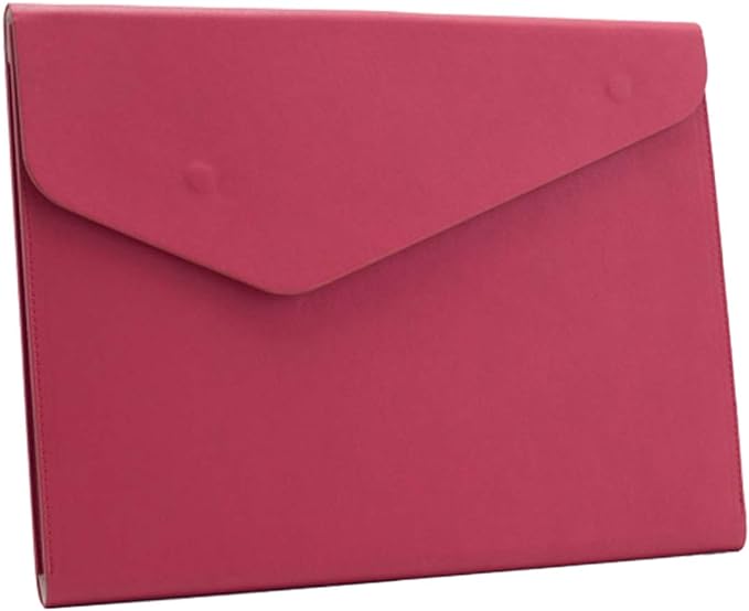 PU Leather A4 File Folder Document Holder Waterproof Portfolio Envelope Folder by enyuwlcm