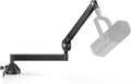 InnoGear Low Profile Mic Arm, 360° Rotatable Microphone Boom Arm Mic Stand for Fifine AM8 K669B Blue Yeti HyperX QuadCast SoloCast AT2020, with Mic Clip 3/8" to 5/8", 3/8" to 1/4" Adapter, Black