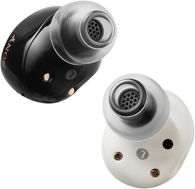 AZLA SednaEarfit Crystal Standard 2 - Earbud Tips for Wireless Headphones - Noise Canceling Earbuds Replacement Tips Eartips Compatible with Sony WF-1000XM5, Beats, Sennheiser, Jabra (2 Pair, ML)