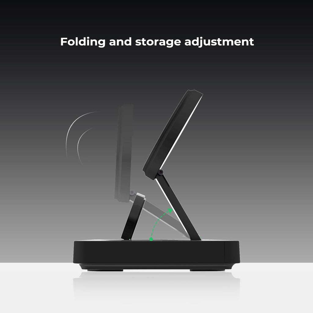 Wireless Charger Station 3 in 1, Fast Charging for iPhone 15/14/13/12 Pro/Max/Mini/Plus, Apple Watch 8/7/6/SE/5/4/3/2, AirPods 3/2/Pro/Pro 2, with Adapter (Black)