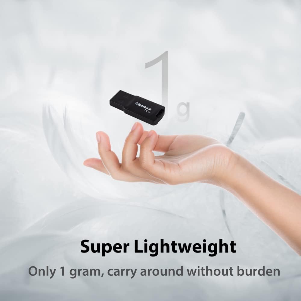 GIGASTONE V70 16GB 5-Pack USB 2.0 Flash Drive Thumb Drive Memory Stick Pen Drive Capless Design Pen Drive