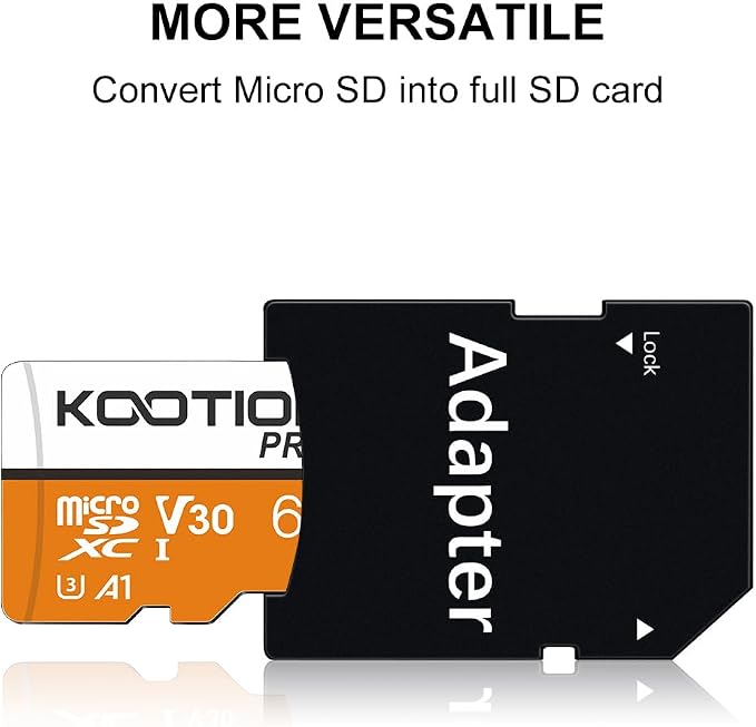 KOOTION 64GB Micro SD Card 3 Pack, U3 High-Speed microSDXC Memory Card - Image 8