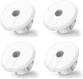 Wall Bushing Grommet for Starlink Dishy Router Ethernet adapter Cable, Starlink Cable Routing Kit Feed-Through for 1 inch Wall Hole and Furnitures Wire Hole (White, 4 Pack)