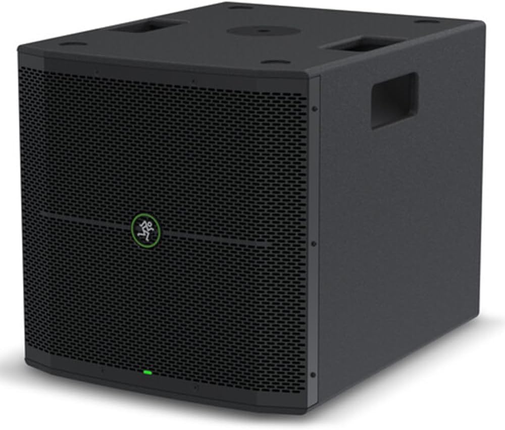 Mackie Thump115S 1400W 15" Powered Subwoofer with DSP Bundle Slipcover for Thump115S Subwoofer and Gravity Adjustable Speaker Pole