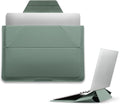 MOFT Laptop Carry Sleeve, 2-in-1 Laptop Bag & Stand for 14" MacBook Air/Pro & Dell/HP/Lenovo/Asus, Stylish Slim Computer Sleeve Bag with Expandable Storage for Computer Accessories, Seafoam