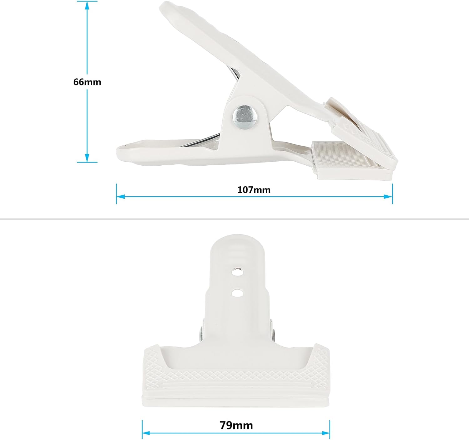 CAMVATE Spring Clip Clamp with Mini Ball Head Mount (White) - 3542