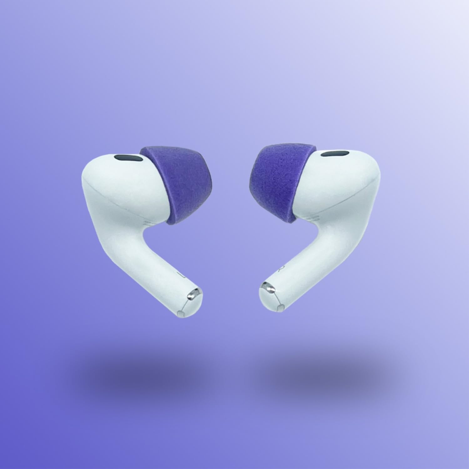 Comply Memory Foam Replacement Earbud Tips for Apple AirPods Pro 1 & 2 | Ultimate Comfort, Secure Fit, Superior Noise Isolation | Anti Slip, Prevent from Falling Out | Purple, Large (3 Pairs)