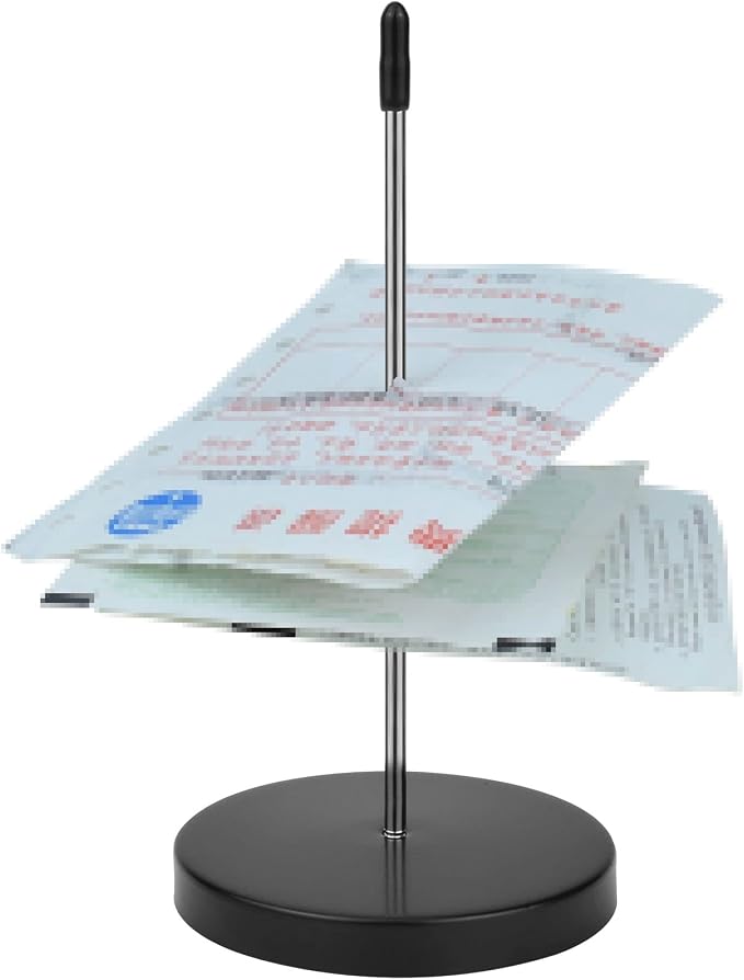 1 Pcs Ticket Spike, Receipt Spike Holder, Metal Bill Memo Holder - Image 4