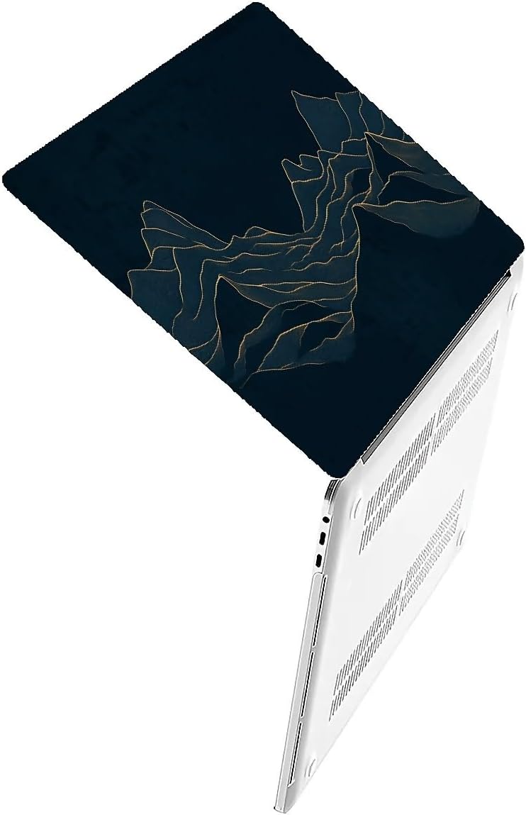 Compatible with MacBook Air 13.3 13.6 Inch Case 2022 2021 2020 2019 Plastic Hard Shell Case Cover,13.6 Air (A2681) M2 2022, Dark Mountains