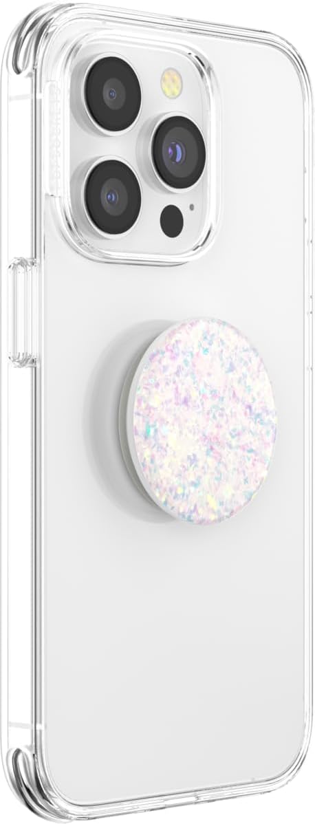 PopSockets Phone Grip with Expanding Kickstand, Adhesive Grip - White
