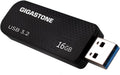 Gigastone Z30 16GB USB3.0 Flash Drive, Capless Retractable Design Pen Drive, Carbon Fiber Style, Reliable Performance & Durable