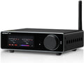 AIYIMA A80 Bluetooth Amplifier DAC Stereo HiFi Home Audio Receiver with PFFB 2.0 Channel Hi-Res Class D Power Amp with PC-USB Coaxial Optical TRS RCA Input
