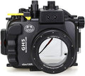 Sea frogs Underwater Camera Housing Compatible with Panasonic GH5 12-60mm IPX8 40m/130ft Maximum Diving Depth Waterproof Camera Case for Diving, Surfing, Rowing