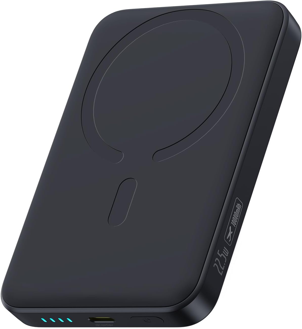 Baseus for MagSafe Portable Charger, 10000mAh Wireless Magnetic Power Bank with USB-C Cable 22.5W PD Charging, Slim Phone Battery Pack Compatible with iPhone 16/15/14/13/12 Pro/Pro Max Series-Black