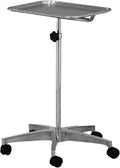 MediChoice Mobile Instrument Stand Steel Portable Adjustable Tray Medical Dental Salon Tattoo Esthetician Mobile Service Cart Table Statio Height from 31-50 Inch MAYO02000