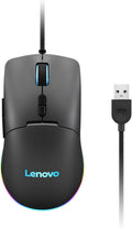 Lenovo M210 RGB Wired Gaming Mouse for PC, Laptop, Computer with Windows & Chrome OS - 3 Zone RGB, 8000 DPI Adjustable Sensor, 7 Programmable Buttons – Palm Grip Mouse for Gamers (Black)