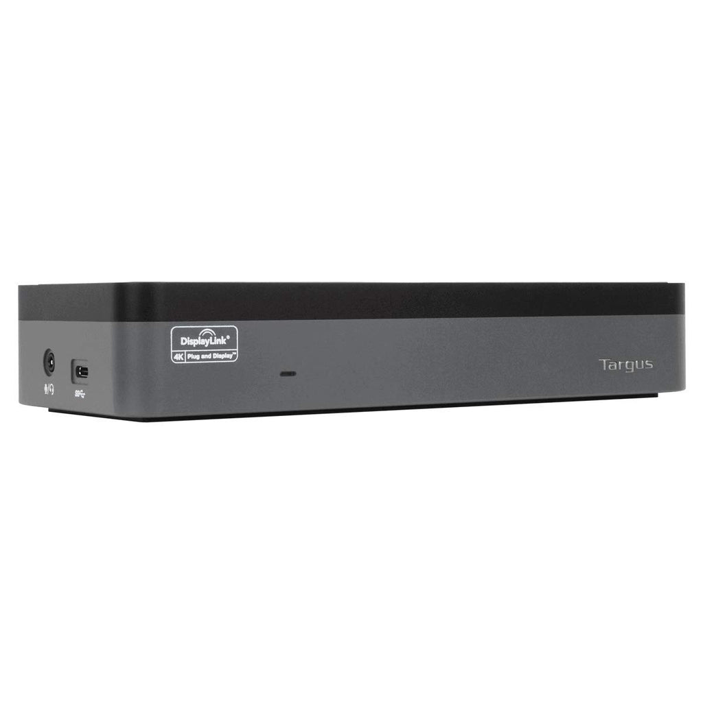 Targus USB C Universal Docking Station with Quad 4K(QV4K), Docking Station Single 5K/Quad 4K UHD Display,USB C Laptop Docking Station with 4 DisplayPort or 4 HDMI Ports/100W Power Delivery(DOCK570USZ)