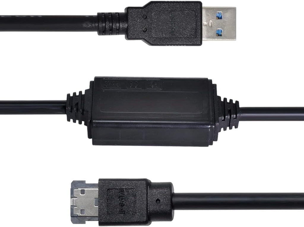 chenyang USB 3.0 to eSATA Adapter 6Gbps for Hard Disk, USB 3.0 to eSATA External SATA Convertor Power eSATA 6Gb/s to USB 3.0 Adapter eSATA Plus USB 3.0 Adapter