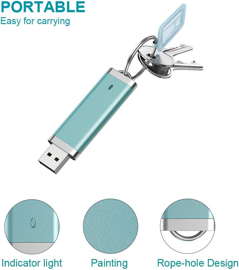 KEXIN 10 Pack 8GB Flash Drive USB Drive Thumb Drive 8 GB USB Flash Drive Jump Drive 8G Flash Drives Photo Memory Stick Pen Drive Zip Drive Coloful