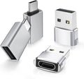 Elebase USB to USB C Adapter&Type C Male to 3.0 Female Adaptor 4PCS,Thunderbolt 4 to Type A OTG Converter for iPhone 16 15 Pro Max Plus,Apple Watch 10 9,MacBook,PC,Galaxy A56 M56 M36,iPad Air Mini