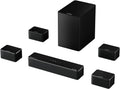 ULTIMEA 7.1CH Surround Sound System for TV, Soundbar with Dolby Atmos, 6.5" Wireless Subwoofer, APP Control, 4 Wired Surround Speakers, Peak Power 460W Soundbar for TV, Poseidon D80 (New 2025 Model)