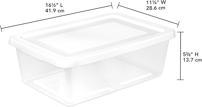 Sterilite 45 Pack Storage Box, 12 Quart Stackable Tote - Image 3