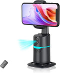 Auto Face Tracking Phone Holder,No App Required,360° Rotation Phone Camera Stand with Remote and Gesture Control, Smart Shooting Stand for Vlog/TIK Tok Live Streaming YouTube Video Record