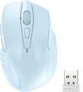 TECKNET Wireless Mouse, 2.4G Ergonomic Optical Mouse, Computer Mouse for Laptop, PC, Computer, Chromebook, Notebook, 6 Buttons, 24 Months Battery Life, 4000 DPI, 6 Adjustment Levels