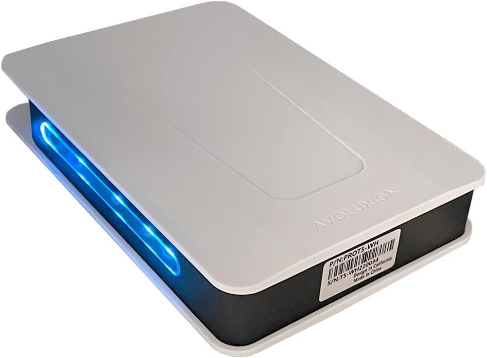 Avolusion PRO-T5 Series USB 3.0 External Hard Drive for WindowsOS Desktop PC/Laptop (White) - 2 Year Warranty (22TB White) (Renewed)