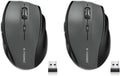 E-YOOSO Wireless Mouse for Laptop, Portable Optical Computer Mouse, 6 Buttons, Cordless 2.4GHz with USB Receiver, 5-Level 4800 DPI, 18 Months Battery Life for PC Chromebook Windows Mac