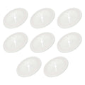 PATIKIL Desk Grommet 1-9/16", 8 Pcs Round Cable Grommet Cord Hole Cover with Adhesive Tape Flexible Table Wire Organizer for Office Home Table Countertop, Light Gray