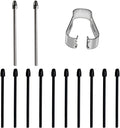 Pen Tips Replacement Compatible with Remarkable 2 Marker Plus Pencil, Pencil Nibs Compatible with Kindle Scribe Basic and Premium Pen (2 PCS Metal Tips, 10 PCS 2B Tips)
