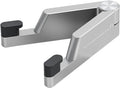 MONEER Cell Phone Stand, Phone Stand for Desk, Foldable & Portable iPhone Stand, Cell Phone Holder Desk Compatible with All Mobile Phone, iPhone, iPad mini, Tablet 4-10.5" (Silver)