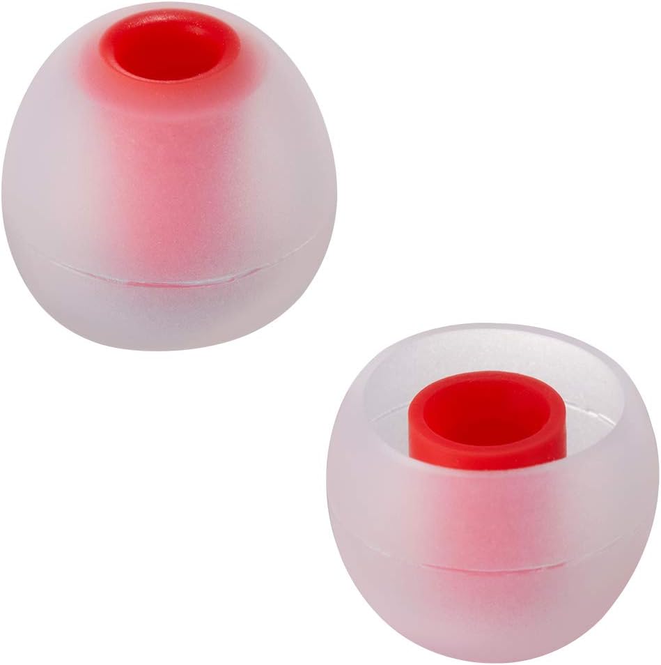 Earbud Tips Soft Silicone Earbuds Replacement Tips Fit for in-Ear Headphones(Inner Hole from 3.8mm - 4.2mm Earphones) 9 Pairs S/M/L