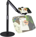 Heavy Duty Overhead Phone Stand for Desk Video Recording for iPhone Holder, with Extension Arm, 360° Swivel, for Filming, Meeting, Cooking, Painting and Crafting