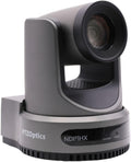 PTZOptics Move 4K 30x Auto-Tracking PTZ Camera with Built-in Tally Light, 3D Noise Reduction, and Advanced White Balance Modes (Gray)